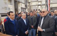 وزير الإسكان ومحافظ المنيا يتفقدان محطة معالجة الصرف الصحي ومشروع 