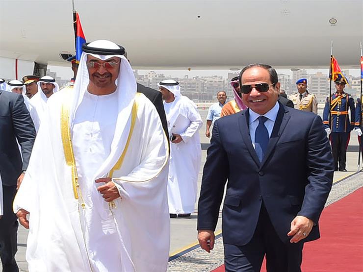 قاعدة برنيس .. محمد بن زايد : نشارك الشعب المصرى إنجازاته الوطنية