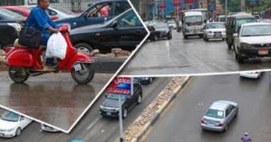 سقوط أمطار على مناطق متفرقة بالقاهرة والجيزة وتحذيرات من الطقس