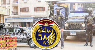 تعزيزات أمنية بالميادين والشوارع لتأمين احتفالات المصريين بعيد الشرطة
