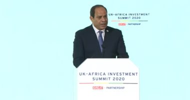 السيسى يدعو فتح أسواق بريطانيا أمام المنتجات الإفريقية