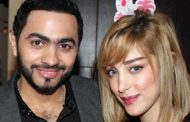 شاهد.. اطلالة جريئة لزوجة تامر حسني في دبي