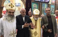 بالصور.. جوله لخالد خلف الله على كنائس نجع حمادي التهنئة بعيد الميلاد