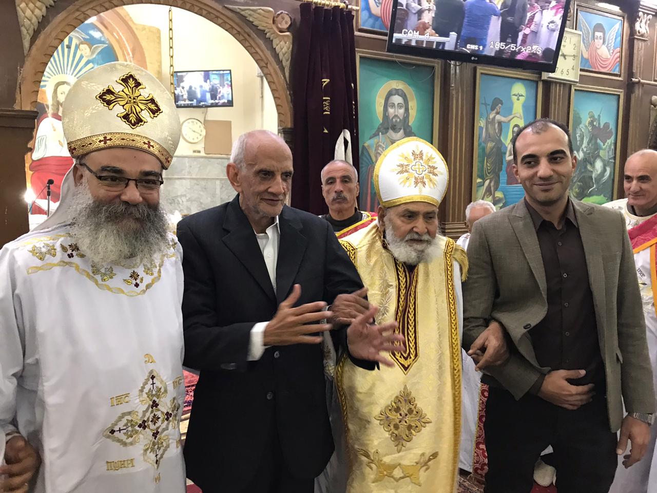 بالصور.. جوله لخالد خلف الله على كنائس نجع حمادي التهنئة بعيد الميلاد