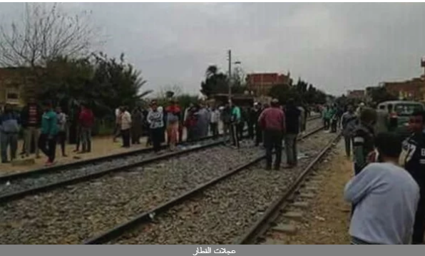 مصرع طالبة تحت عجلات القطار بإحدى قرى بني سويف