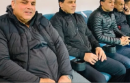 حسام البدري وجهازه الفني يحضر مباراة الإسماعيلي والاتحاد السكندري