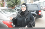 انهيار دلال عبد العزيز في جنازة ماجدة الصباحي