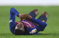 برشلونة يعلن تفاصيل إصابة عثمان ديمبلي