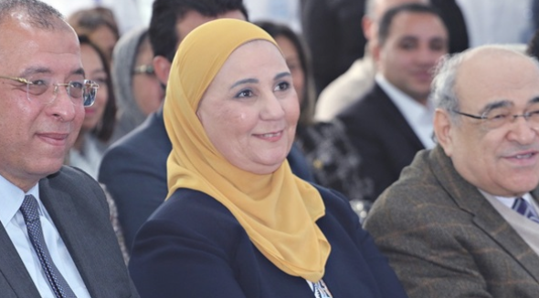وزيرة التضامن تشهد افتتاح مستشفى 