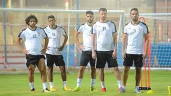 فقرة تدريبية خاصة لثلاثي الزمالك