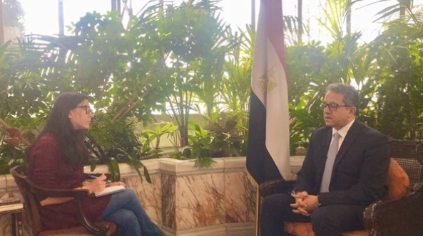 وزير السياحة يستعرض أبرز ما تم في مواجهة تجارة الآثار
