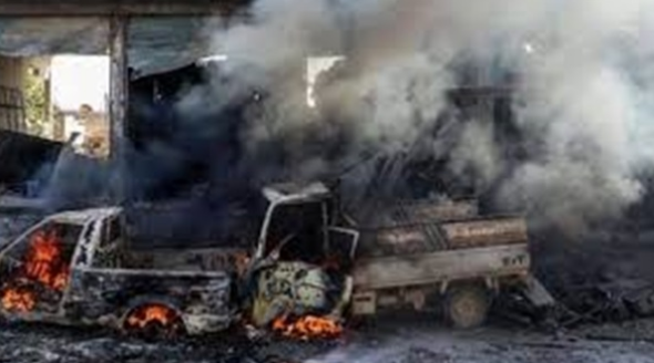 انتحاريون يهاجمون القوات السورية بثلاث سيارات مفخخة غربي حلب