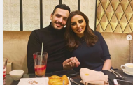 شاهد.. أنغام تحتفل بعيد ميلاد زوجها