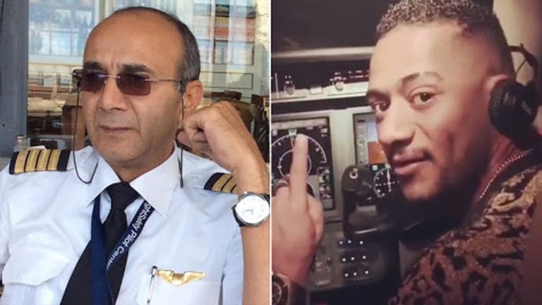 الطيران: إلغاء رخصة قائد طائرة محمد رمضان قانونى