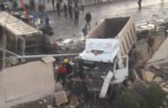 انقلاب سيارة محملة بــ500 أسطوانة بوتاجاز فارغة بأخميم سوهاج