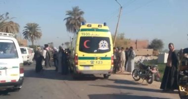 مصرع شخصين فى حادث تصادم سيارتين بصحراوى البحيرة