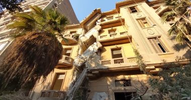 انهيار عقار بمصر الجديدة والمرور يغلق شارع بيروت حفاظا على الأرواح