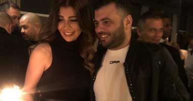 يارا نعوم تهنئ عماد متعب بعيد زواجهما التاسع