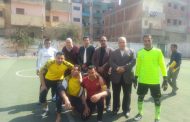بدء مباراة دوري المصالح الحكومية بين فريق شركة مياه شرب بسيون ومجلس المدينة