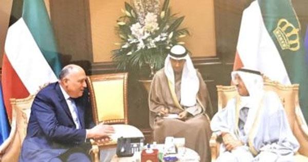 أمير الكويت : ندعم مصر فى ملف سد النهضة وكل ما يصون المصلحة المصرية