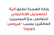 الهجرة: آلية جديدة للتواصل مع المصريين العالقين بسبب كورونا