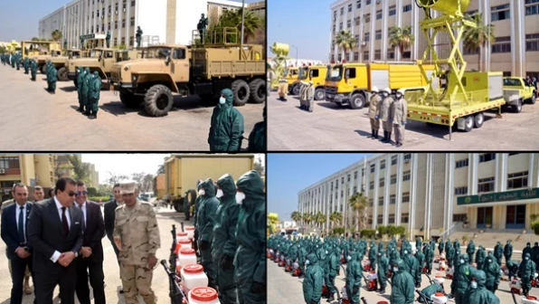 وزير الدفاع يصدر أوامره لـ الحرب الكيميائية التحرك لمواجهة كورونا