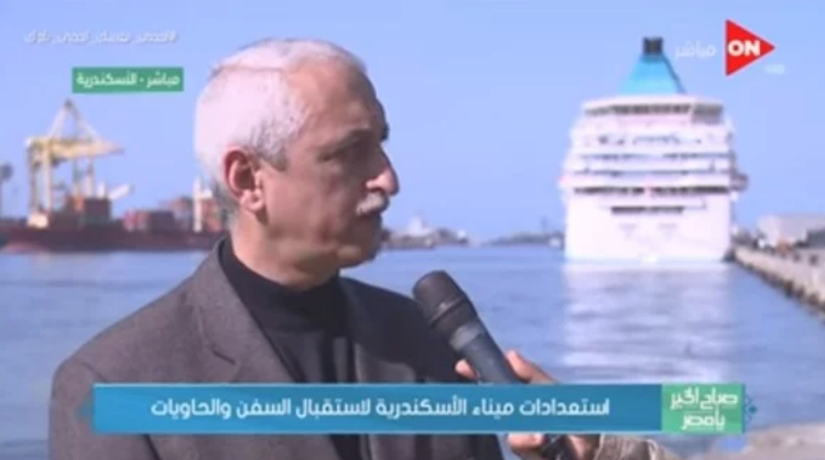ميناء الإسكندرية: الكشف على جميع البواخر باللنشات خوفا من انتشار كورونا