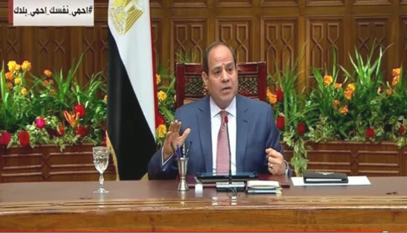 المصريين دمهم خفيف .. تعليق الرئيس السيسي على تعامل المواطنين مع فيروس كورونا