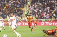 اشتباك عنيف بين طارق حامد ولاعب الترجي بعد الهدف