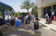 وصول المصريين العائدين من أمريكا لفندق الحجر الصحى بمرسى علم