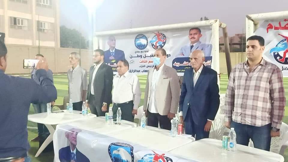 صور .. خلف الله وقدوس يفتتحان فاعليات دوري مستقبل وطن بنجع حمادي