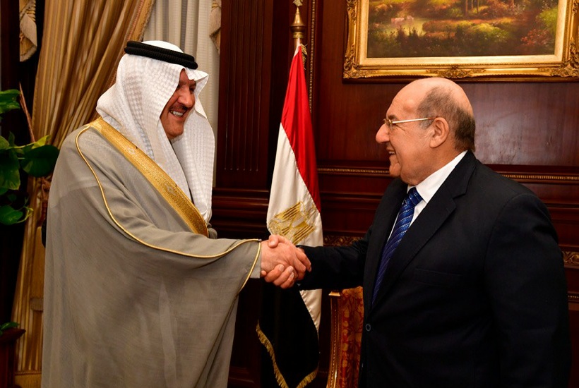 رئيس مجلس الشيوخ يلتقي سفير المملكة العربية السعودية بالقاهرة