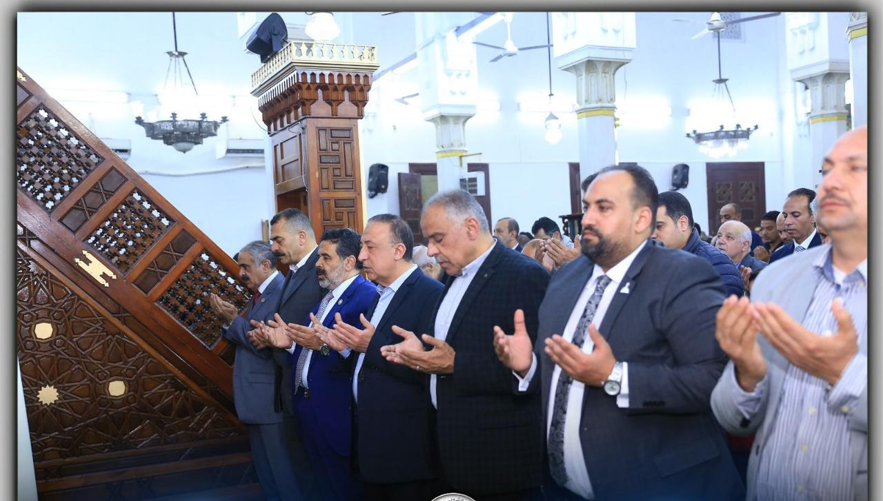 محافظ الإسكندرية وقيادات حزب الشعب الجمهوري يفتتحان مسجد سيدي جابر الشيخ بعد إعادة ترميمه 