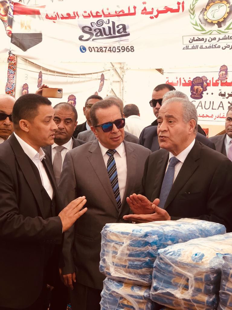 وزير التموين يفتتح معرض اهلا رمضان بالشرقية .. ورجل الاعمال محمد سالم يشرح ل 
