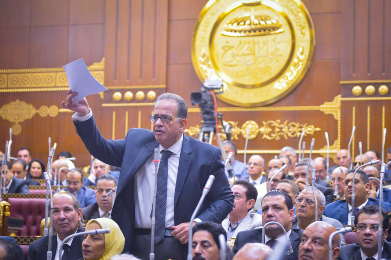النائب طارق عبد العزيز : موقف القيادة السياسية تاريخي ولايقبل المزايدة .. ودعم مصر لفلسطين راسخ منذ 1948 