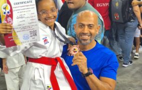 مرام احمد عمر تحصد برونزية بطولة القاهرة المفتوحة للكاراتيه